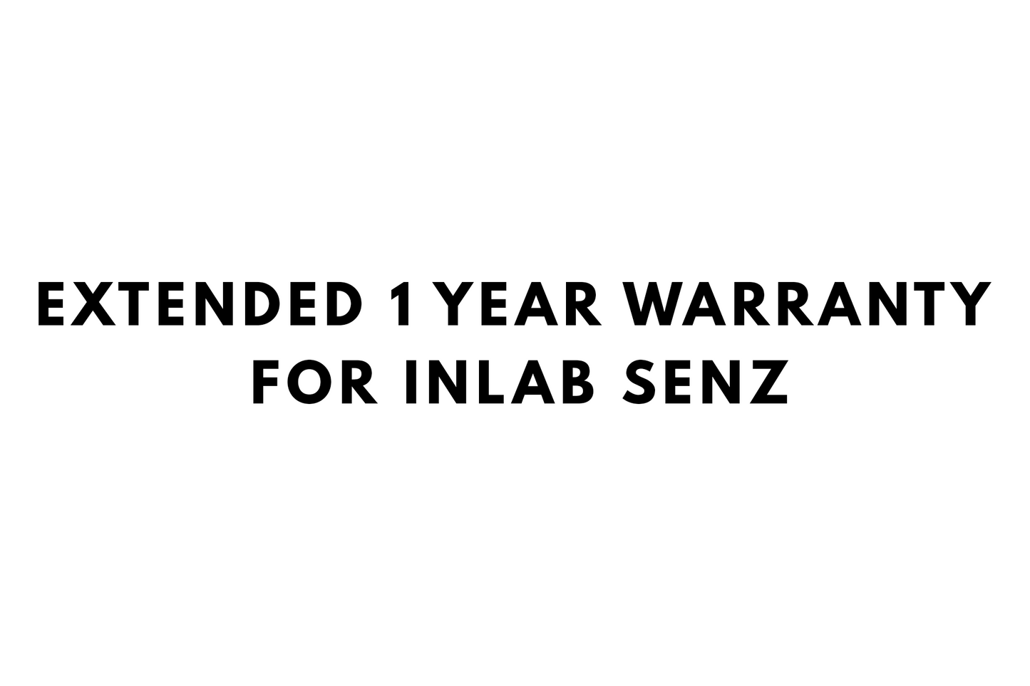 Extended 1 Year Warranty for INLAB SENZ